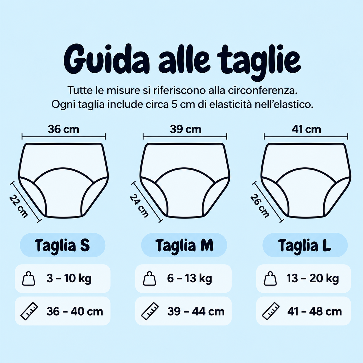 Guida alle taglie Adriella